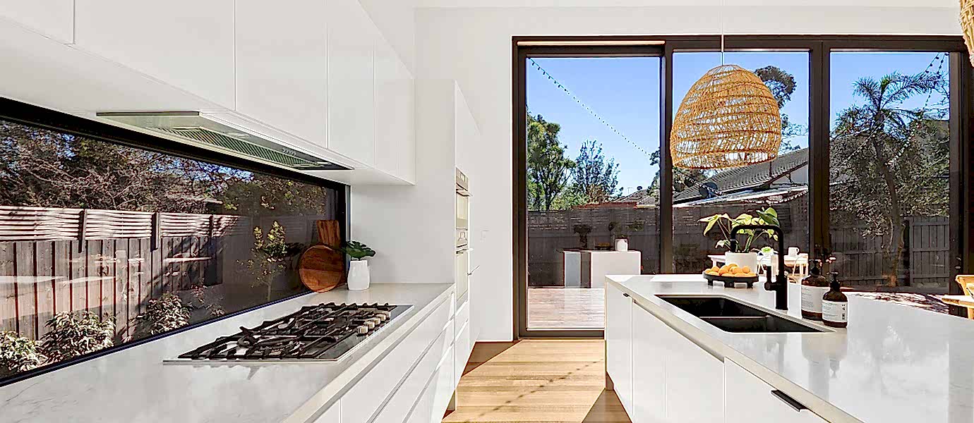 Fixed window#Lift_Slide door#Matt Black colour#New Build#Heidelberg Heights 1380×600