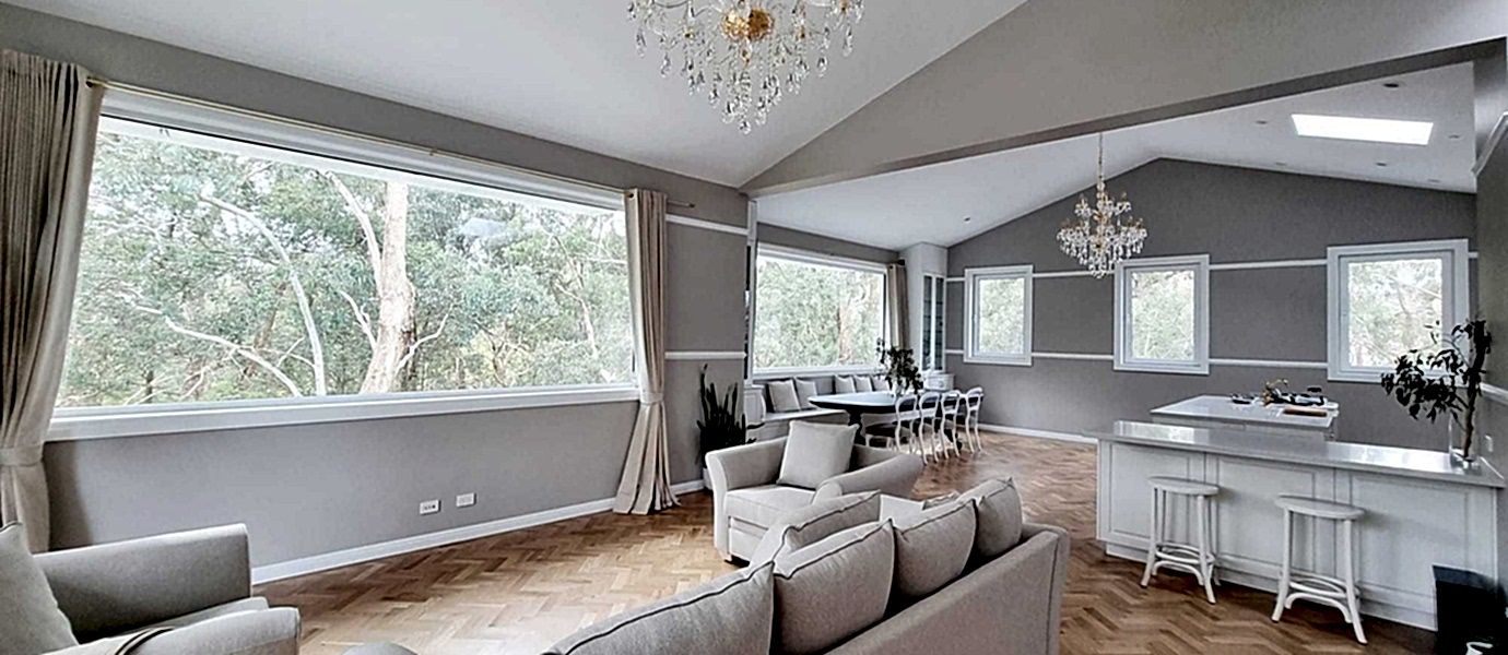 Fixed window#Tilt_Turn window#Concealed hinges#White colour both sides#New Build#Blackburn 1380×600