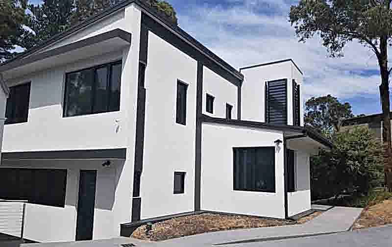 Passive House#Tilt_Turn windows#Fixed windows# Hinged door#CeylonBlack#New Build#Warranwood_edited