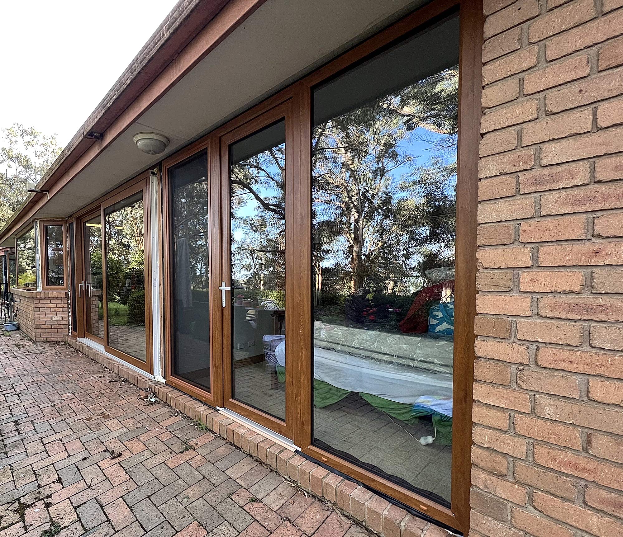 Tilt and Turned & Hinged Door #goldenoak#Belgrave kopya